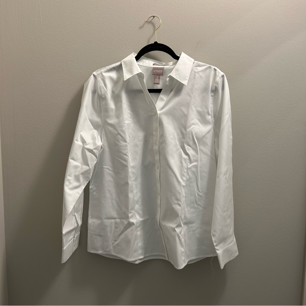 Chico's Classic White Blouse